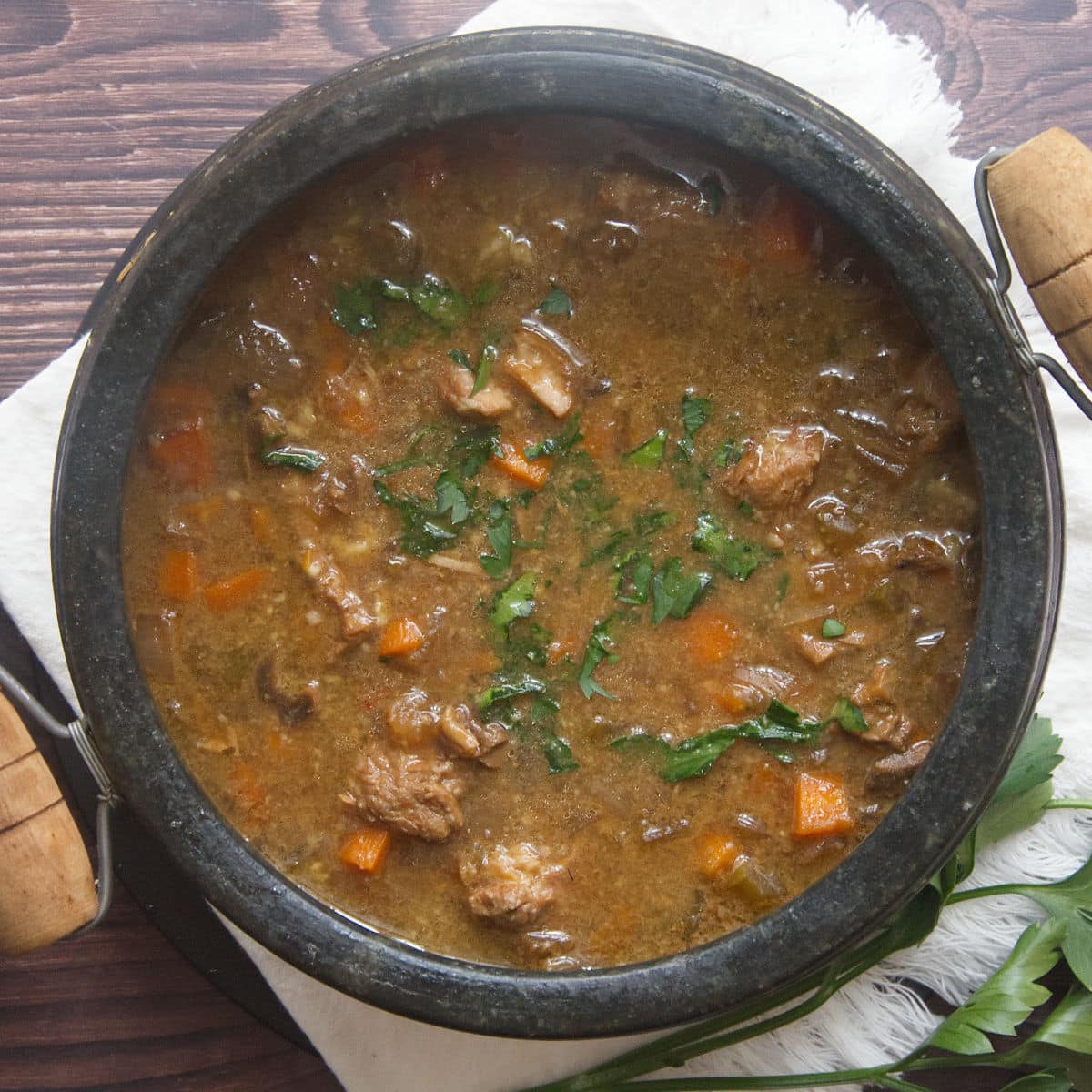 Italian Veal Stew With No Tomato